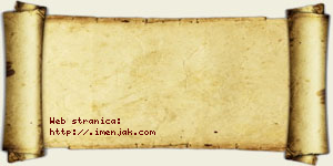 Una Joksić vizit kartica